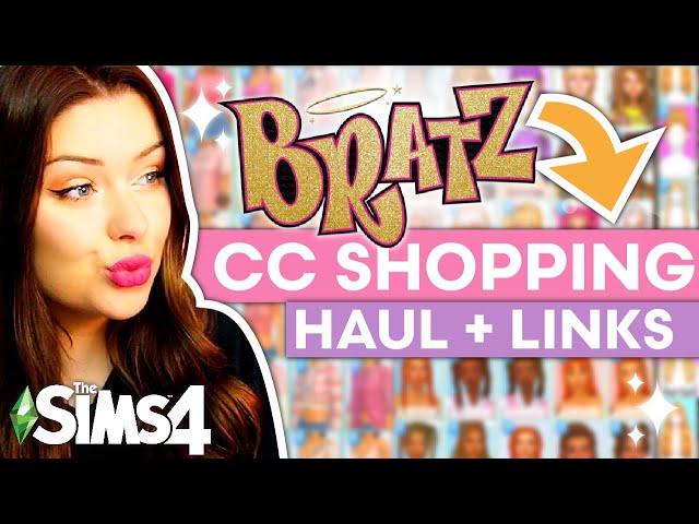 BRATZ Inspired CC Shopping Haul in The Sims 4 (With Links)