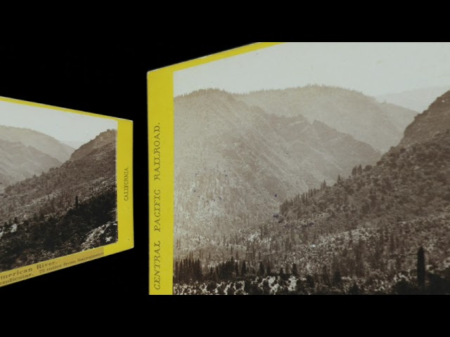 Giant's Gap, American River, late 1860s (VR 3D still-image)