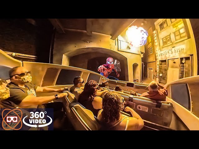 [360] BEST Marvel Spider-Man Ride | Universal Orlando Islands of Adventure