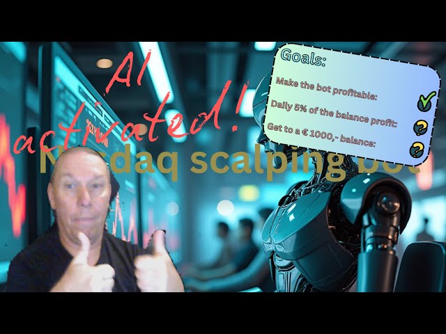 How profitable is the Nasdaq Scalping bot with AI? Day 4