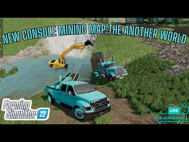 NEW Console Mining MAP The Another World | Farming Simulator 22 #fs22 #farmingsimulator22