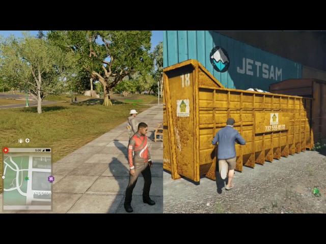 GTA V vs WATCH DOGS 2 PARKOUR TRICKS & STUNTS COMPARISON HD