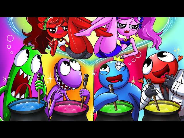 [ANIMATION] 🌈Rainbow Friends Brewing Cute Lover BIG Compilation💕|Rainbow Friends Cartoon | SLIME CAT