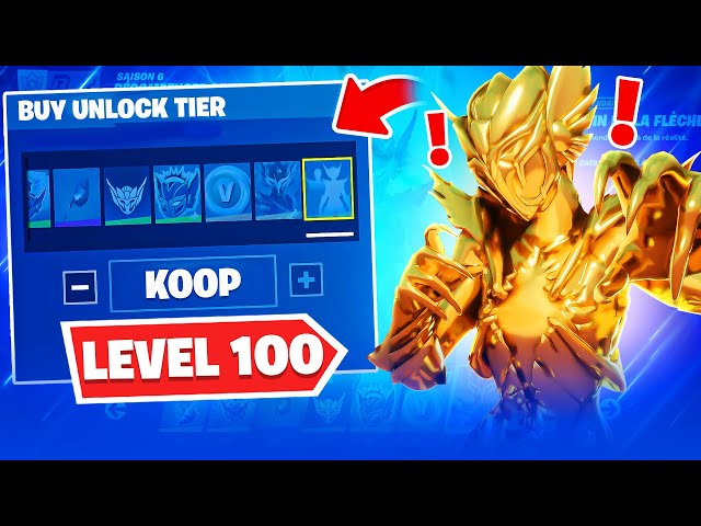 Ik Kocht LEVEL 100 In FORTNITE! (Seizoen 6)