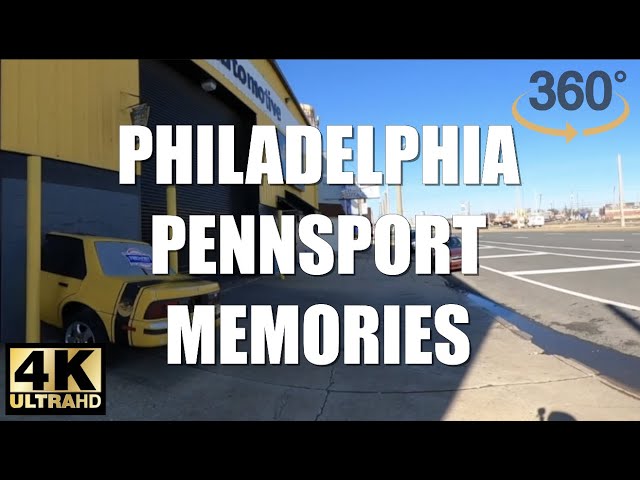 Walking South Philadelphia Pennsport Columbus Boulevard | CLOSED UNITED ARTIST MOVIE THEATER 360° VR