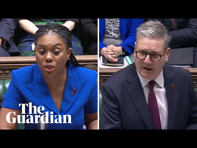 Badenoch spars with Starmer over Labour’s view of Donald Trump at PMQs