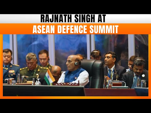 Rajnath Singh Attends 11th ASEAN Defence Ministers' Meeting Plus In Laos | News9