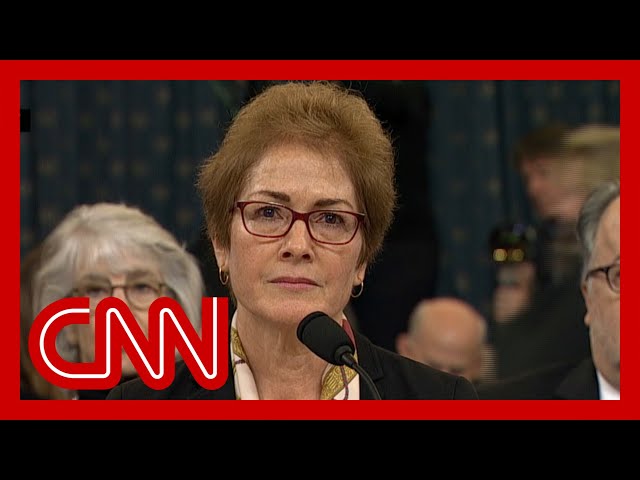 Trump impeachment hearings - Marie Yovanovitch (FULL CNN Live Stream)