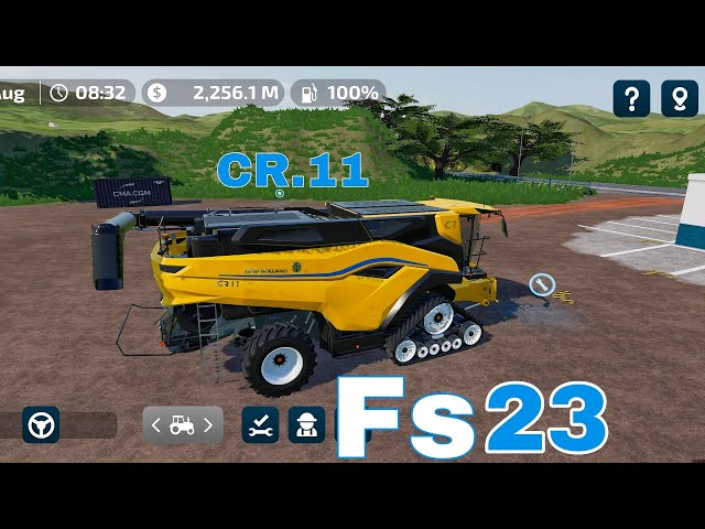 fs 23 new map 200+mods cr.11 harvester bigg filed Indian tractor