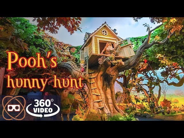 [5K 360] Pooh's Hunny Hunt - Full 360 POV - Tokyo Disney Winnie the Pooh