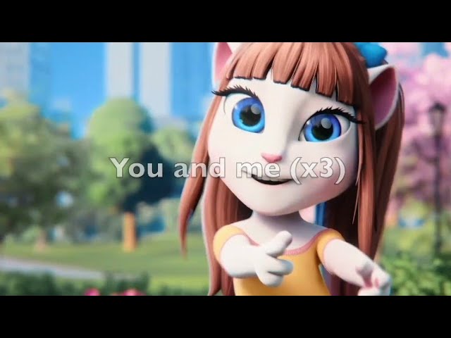 My Talking Angela: "SHINE TOGETHER" Crossover Music Video With Lyrics 😻