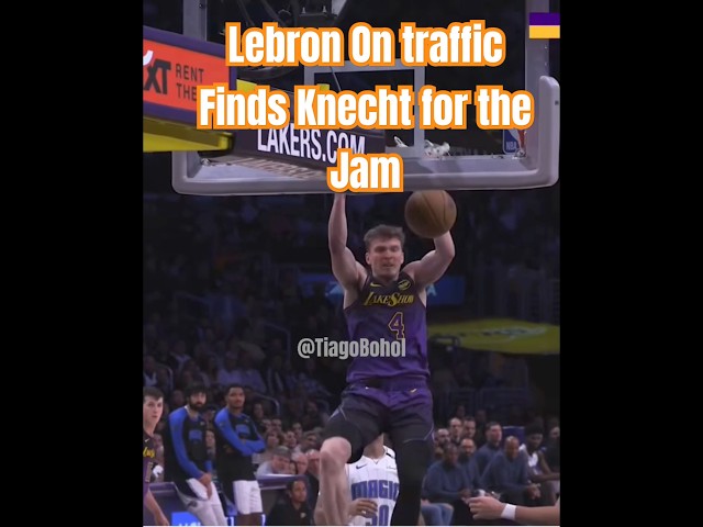 Dalton Knecht is on the Jam Orlando vs. lakers #nba #nbahighligths