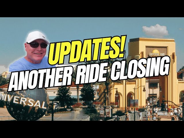 Updates! Universal Ride to Close SOON ~ Iconic Figure Removed