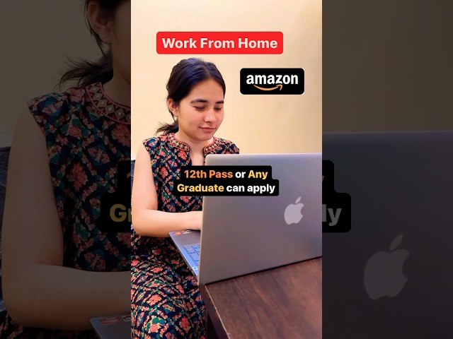 Amazon is Hiring Work From Home🔴🥳🥳| Apply Now!