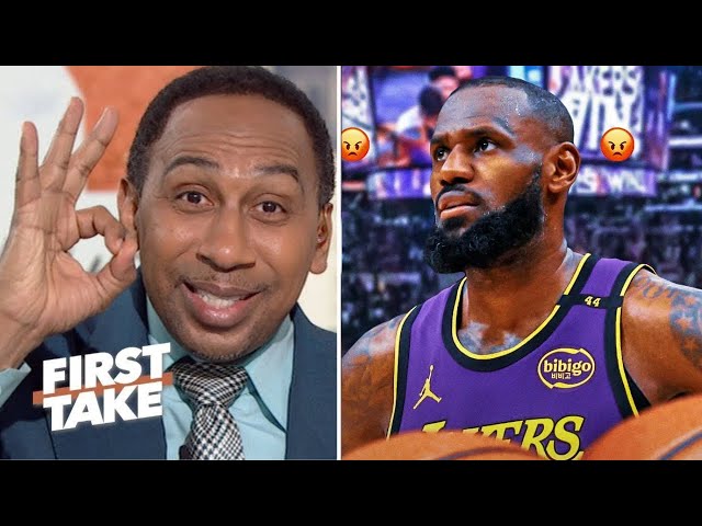 FIRST TAKE | Stephen A. reacts to LeBron saying he’s taking a social media break over negative takes