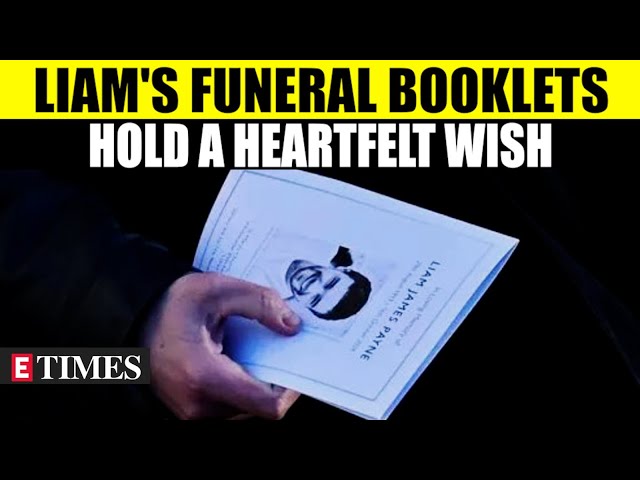 Liam Payne's Final Act Of Kindness; The Meaning Behind The Funeral Service Booklets | WATCH