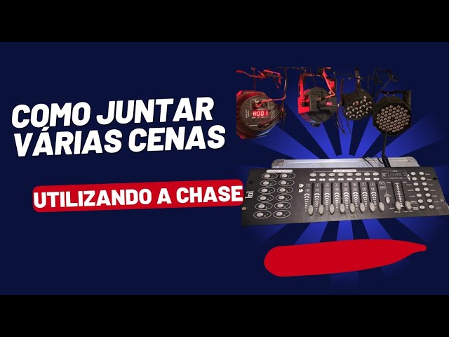 !!! DMX !!! Como Utilizar a Chase Na Mesa DMX 🎧🎶 #DMX #MesaDMX #Som #Iluminação