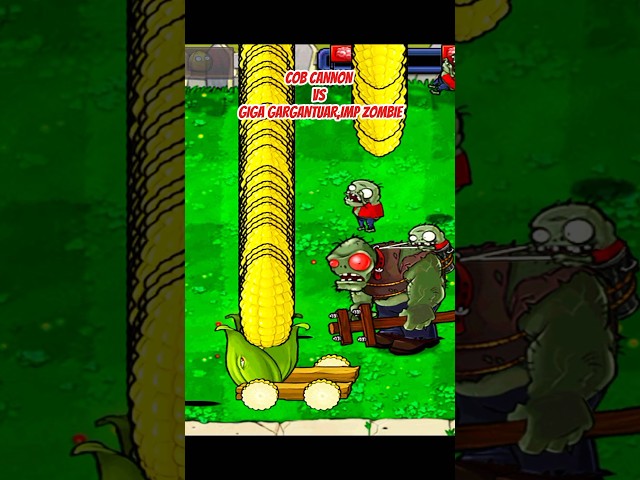 *COB CANNON VS GIGA GARGANTUAR#shorts #short #pvz #plantsvszombies #trending #gaming #pvz2