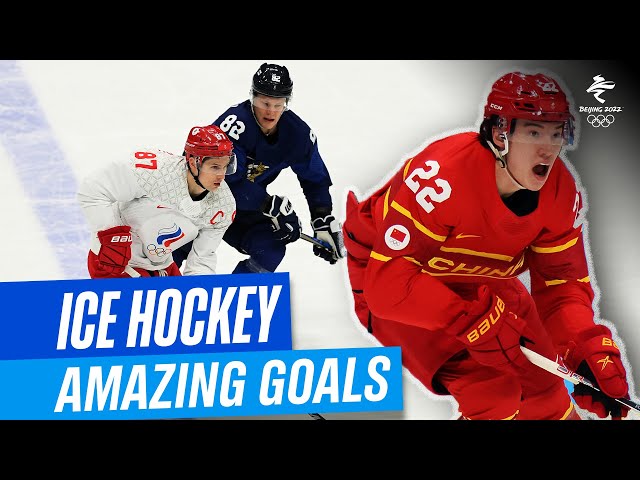 10 amazing goals in men's ice hockey! 🏒 | Beijing2022