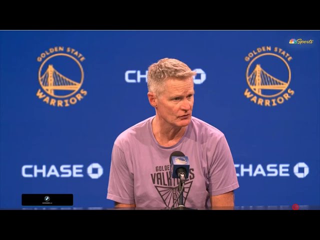 PostGame Interview | Steve Kerr speaks after Golden State Warriors destroys Atlanta Hawks 120-97