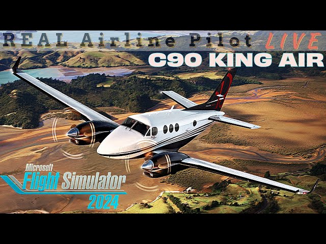 Real Pilot Flies MSFS 2024! | King Air C90GTX | As real is it Gets! | #msfs2024 #kingair #msfs