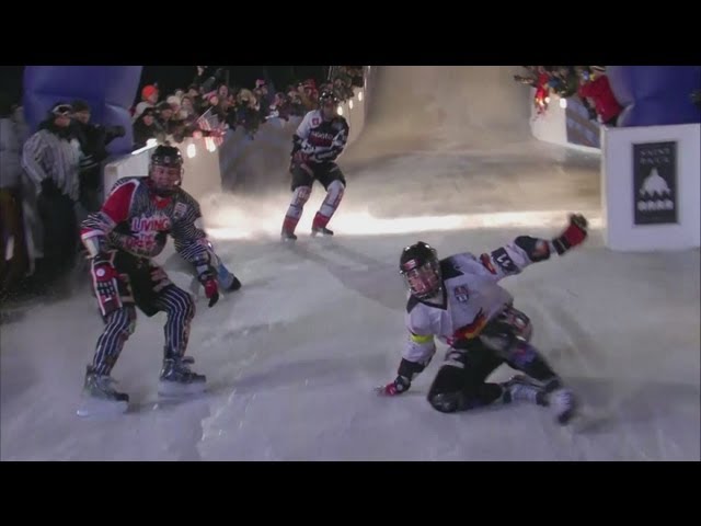 Crashed Ice 2013 - Kyle Croxall wins battle of the brothers