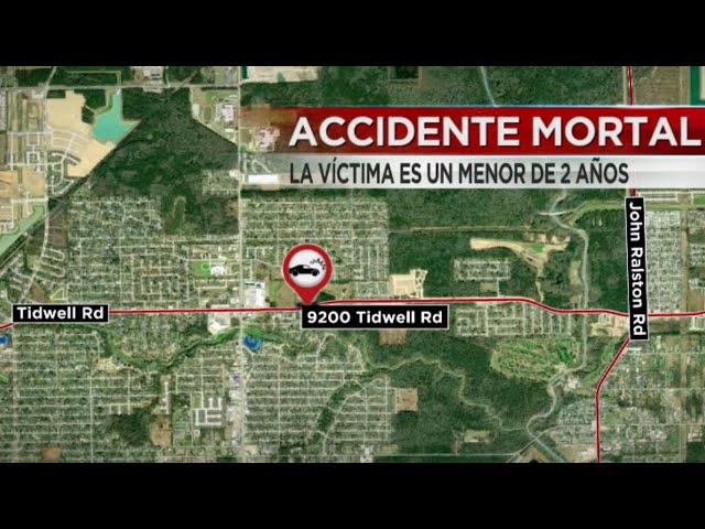 Niño de 2 años que iba de pasajero en un auto conducido por un adolescente muere en Houston