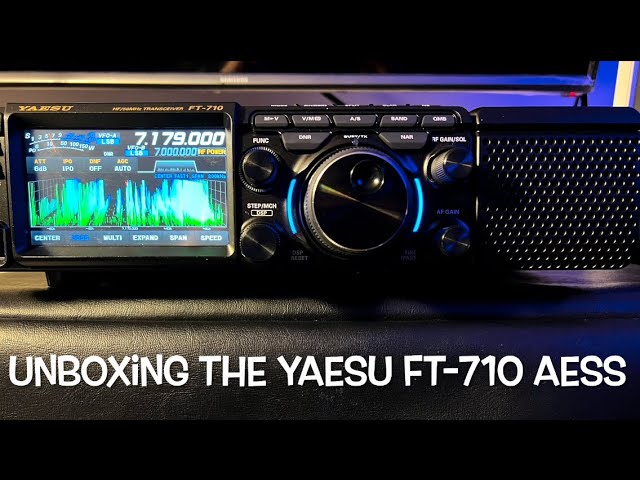 Unboxing the Yaesu FT-710 AESS (video #9 in this series) #yaesu #ft-710 #hf #hamradio #tutorial