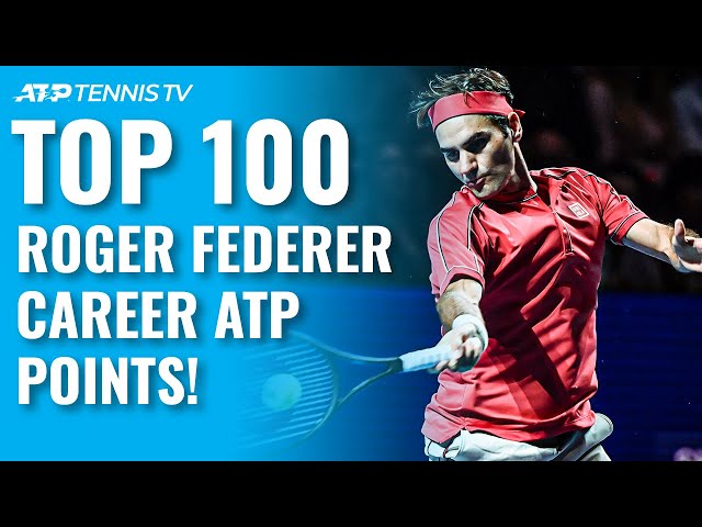 Top 100 Roger Federer Career ATP Points!