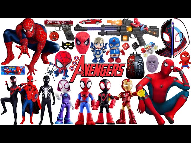 Marvel Popular Toy Series Open Box | Spider Man Action Doll | Marvel Electric Spider Man Toy Gun