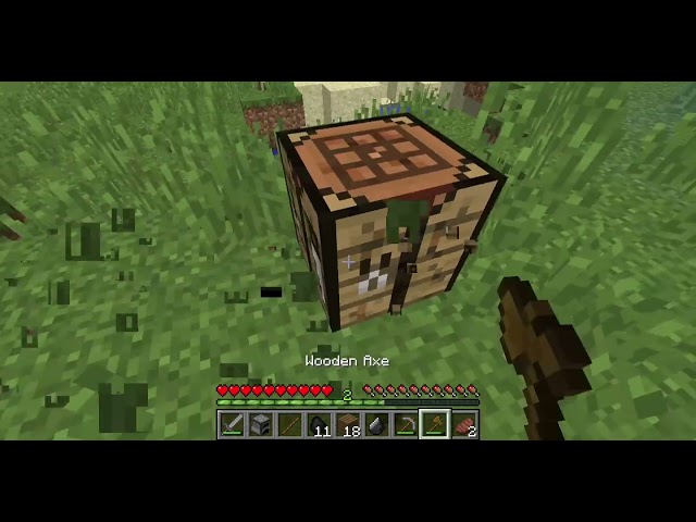 Minecraft 1 8 เอาชีวิตรอดในคืนเเรก ep1