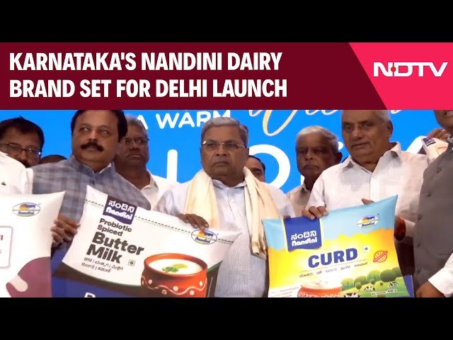 Karnataka Nandini Dairy | Year After Milk Row, Karnataka's Nandini Dairy Brand Set For Delhi Launch