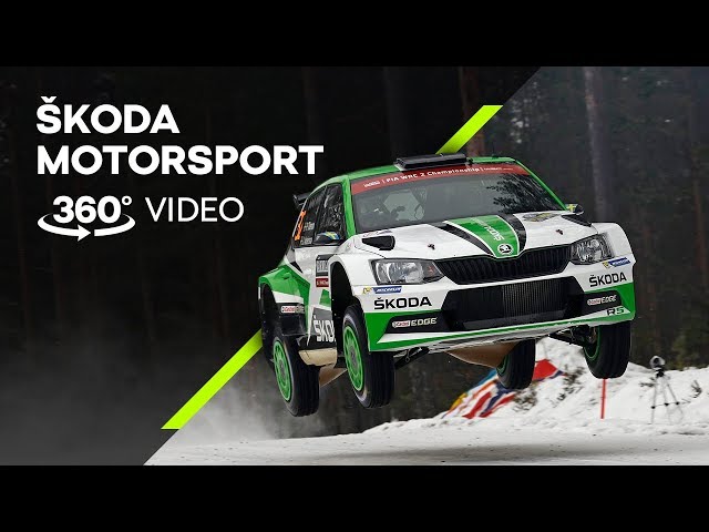 ŠKODA FABIA R5 se prohání ve 360° videu