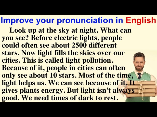 (Reading Practice (Improve your pronunciation in English