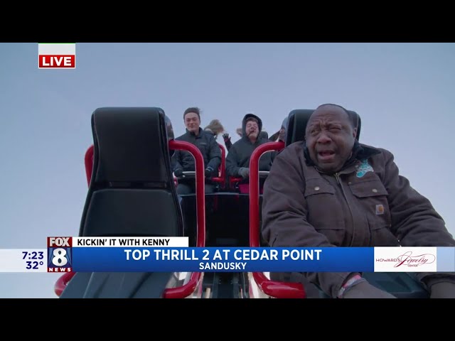 Kenny rides the Top Thrill 2 live on air!