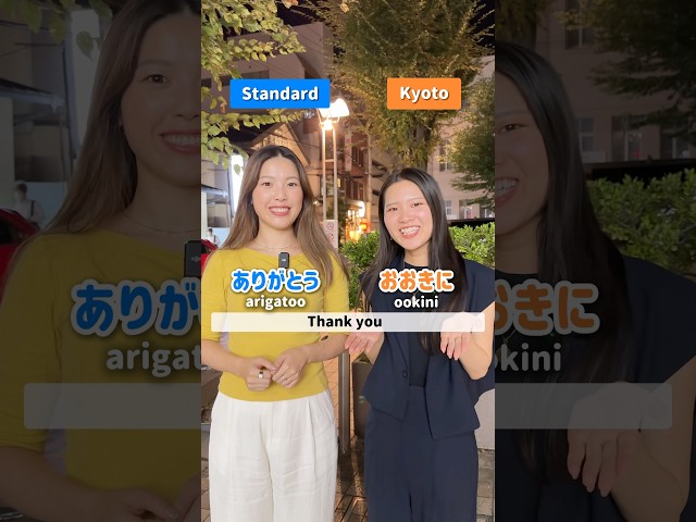 Standard Japanese VS Kyoto Dialect 🇯🇵