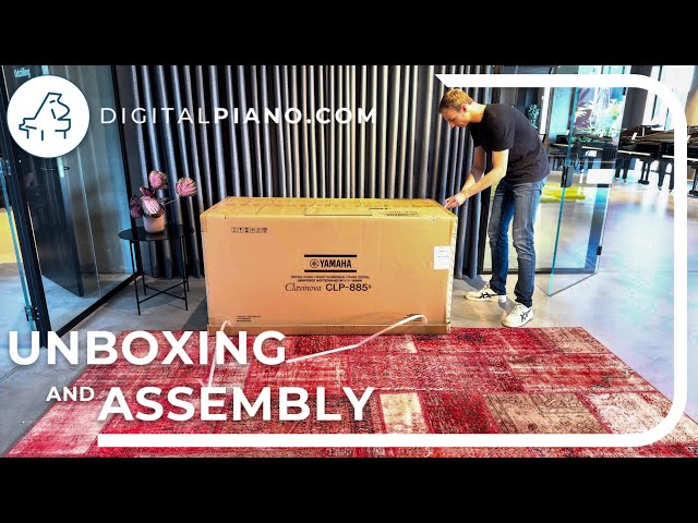 📦 Yamaha CLP-885 | Unboxing & Assembly | Digitalpiano.com