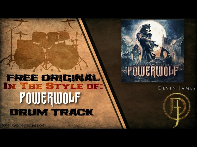 Powerwolf Styled Free Original Drum Track - 216 BPM (FREE DOWNLOAD)