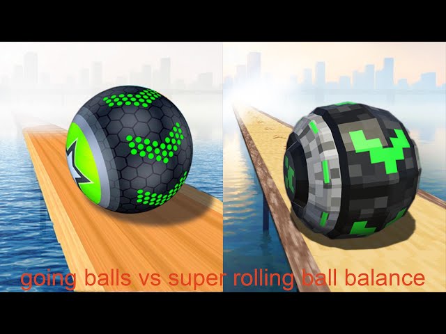 Going balls vs super rolling ball balance - speedrun gameplay