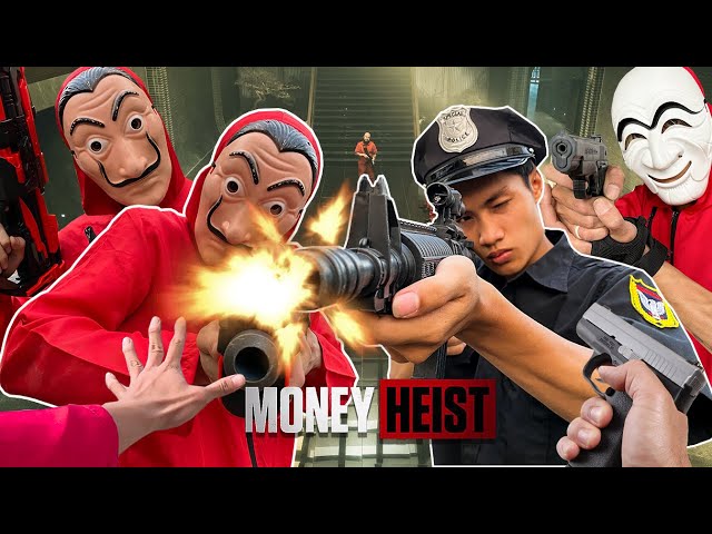 MONEY HEIST vs POLICE (BELLA CIAO REMIX) 2.0 | Epic Parkour POV Chase