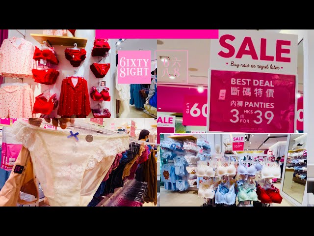 BIG SALE! Women’s Underwear/Lace Panties And Bra at6IXTY8IGHT  Shop Hong Kong | Walkthrough