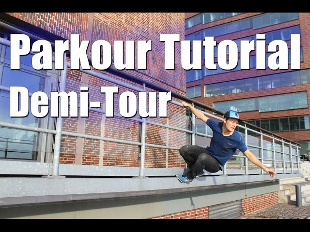 Parkour Tutorial - Anfänger / Basics - Demi Tour / 180 Drop ( deutsch )