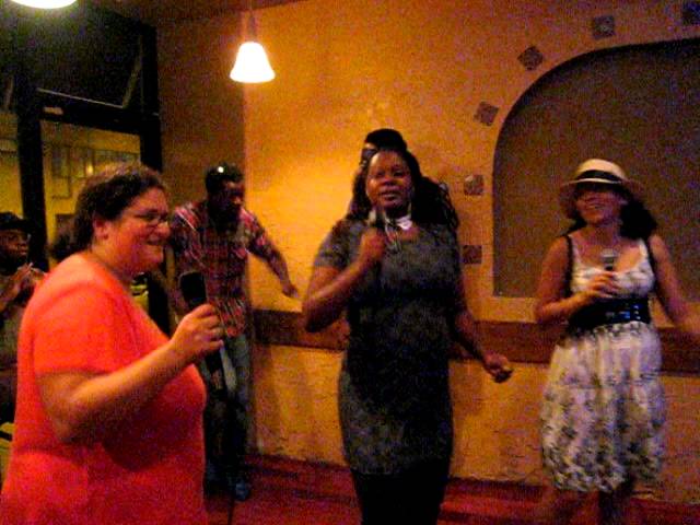 Steph Pebbles & Vash sing Vengaboys (Dr Thunder Karaoke 2011-08-10)