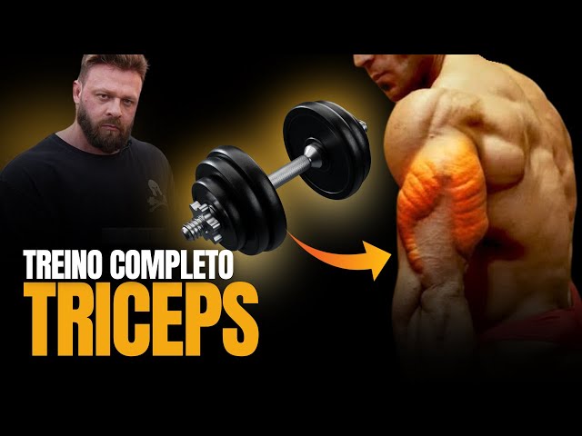 3 MELHORES EXERCÍCIOS COM HALTERES PARA MUDAR SEU TRÍCEPS *faça em casa ou academia*