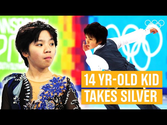 14 year-old Uno Shoma wins silver at the Youth Olympics! 🥈