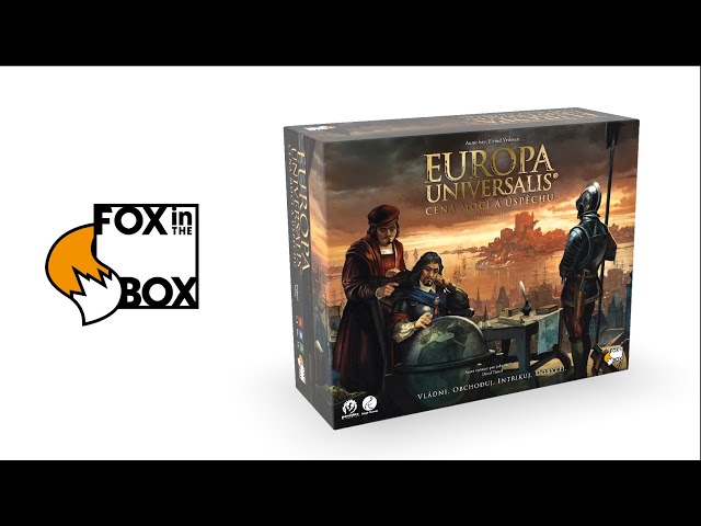 Europa Universalis - unboxing a představení hry