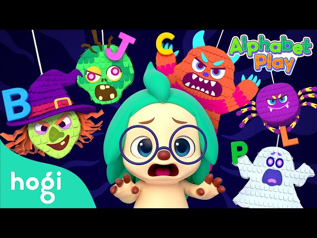 👻 Let’s Break the Alphabet Piñata! 🔤｜Learn ABC｜Hogi's Alphabet Play｜ABC Songs｜Hogi Pinkfong