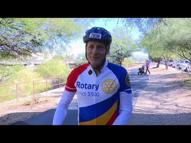 Cycling for a cause; Rotary International fundraising through El Tour for polio eradication