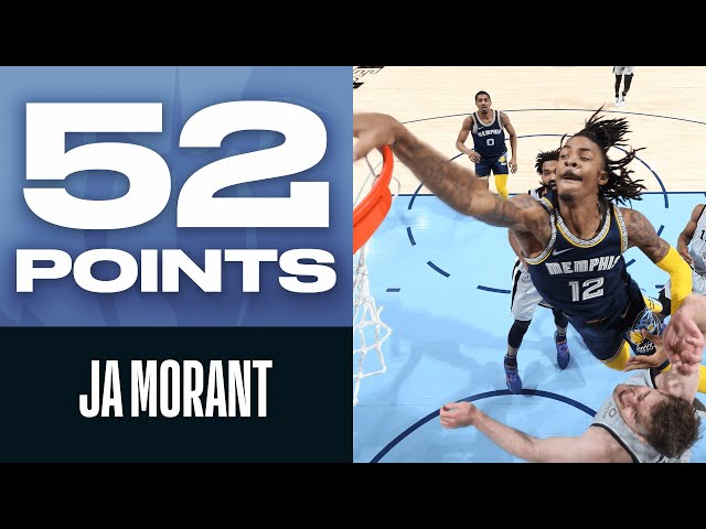 Ja Morant Gave EVERYTHING! 52 PTS CAREER-HIGH 🚨🚨