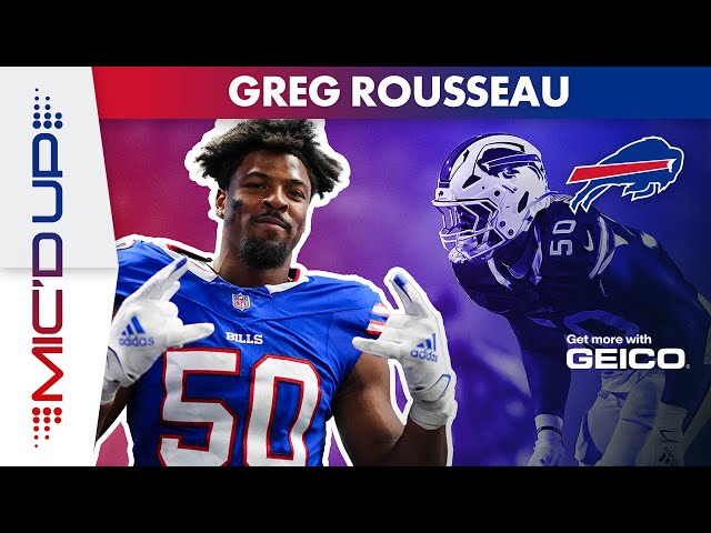 Greg Rousseau Mic'd Up In Monday Night Football WIN Over The Jaguars! | Buffalo Bills